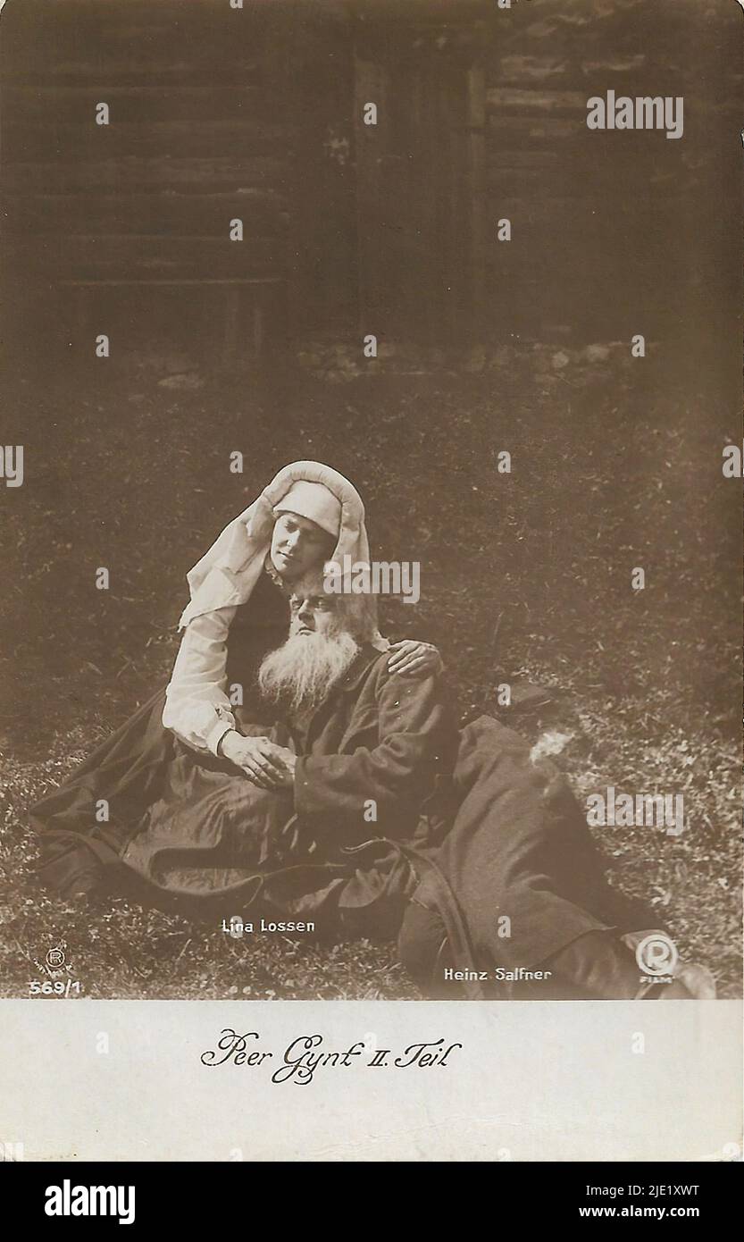 Portrait of Heinz Salfner in Peer Gynt, part II (191819) German