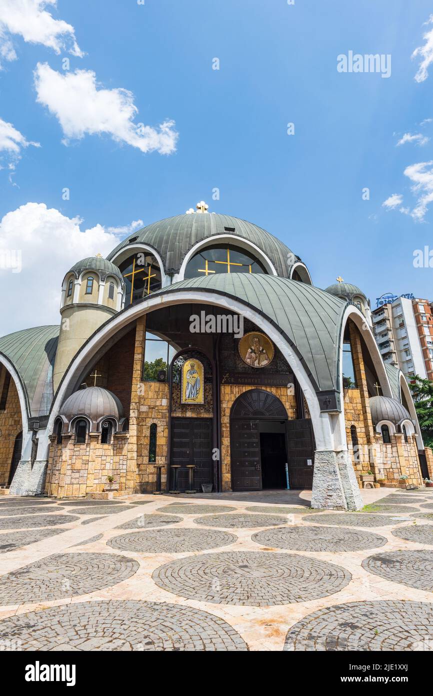 Saint Clement Orthodox church in Skopje, North Macedonia, often called