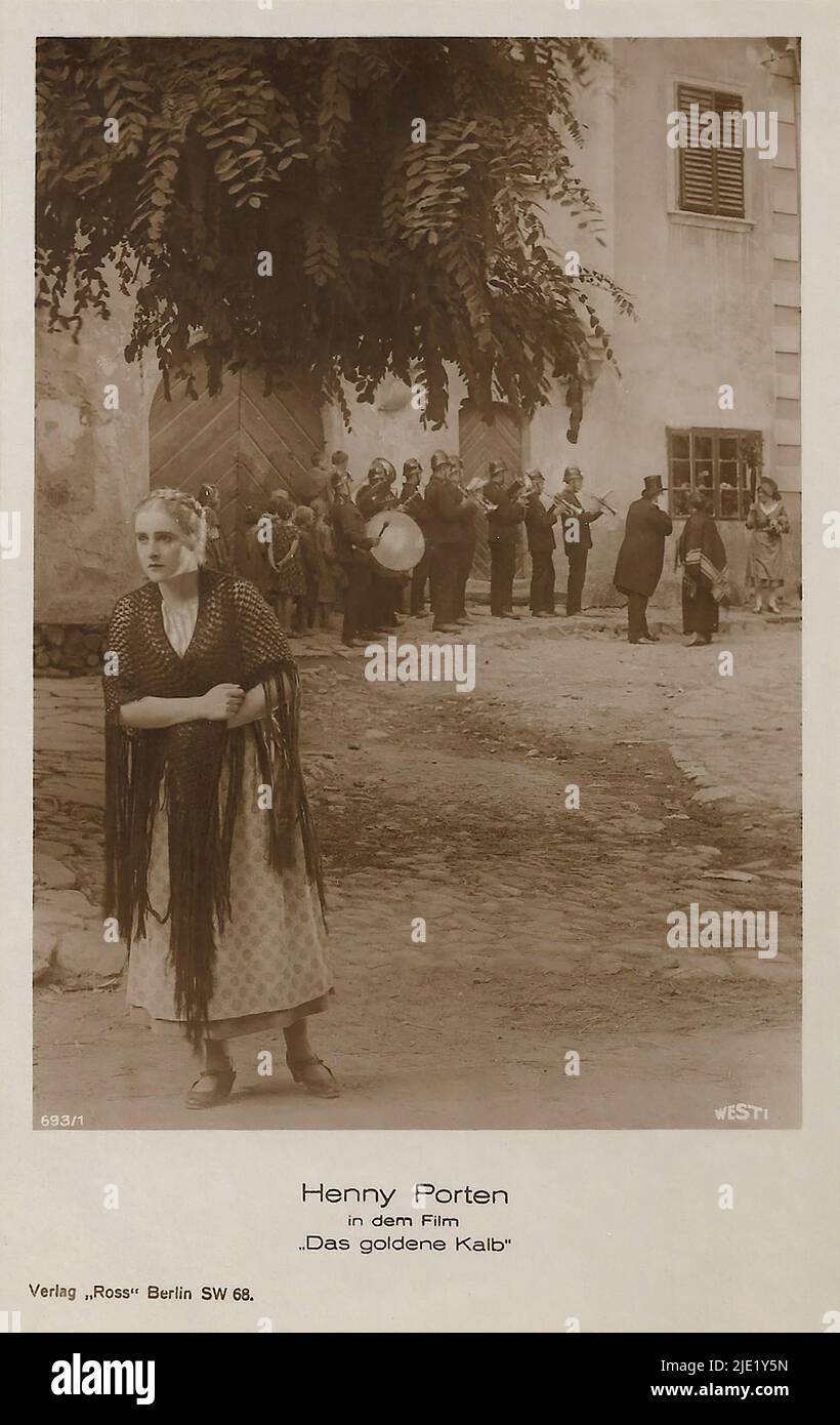 Portrait of Henny Porten in Das goldene Kalb (1924) German weimar era
