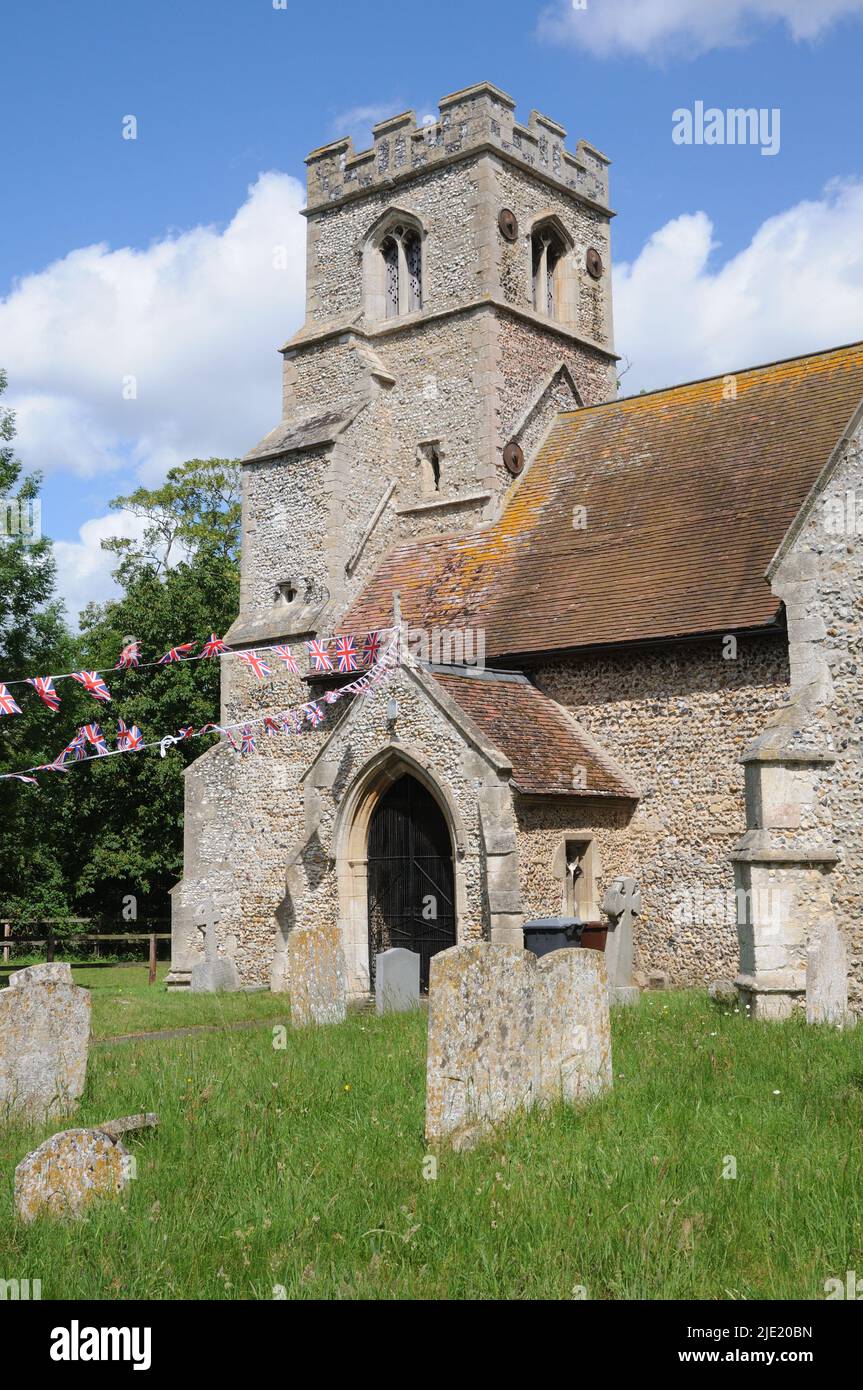 St Ethelbert's Church, Herringswell , Suffolk Stock Photo