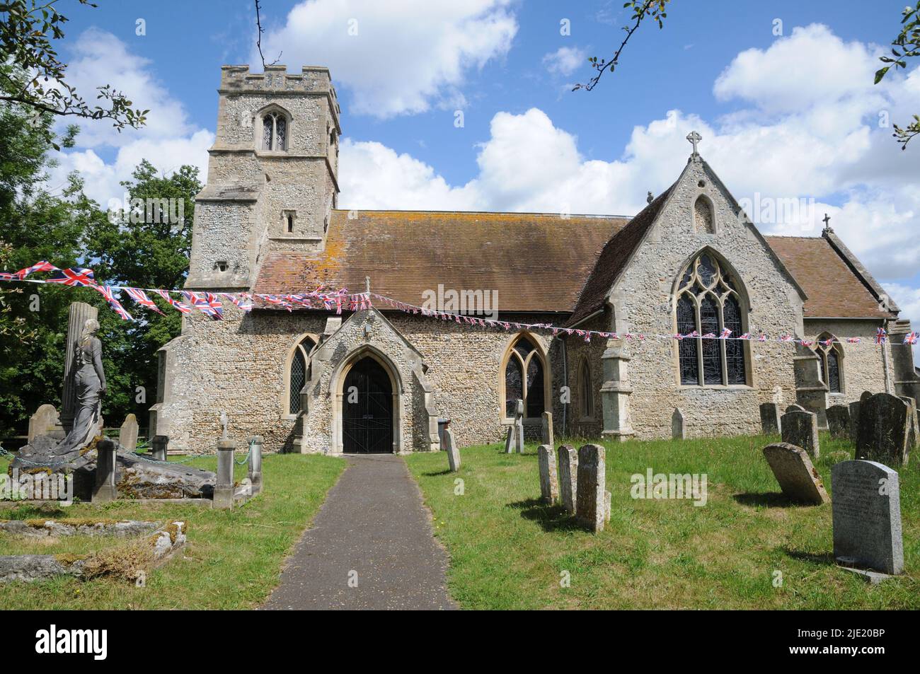 St Ethelbert's Church, Herringswell , Suffolk Stock Photo