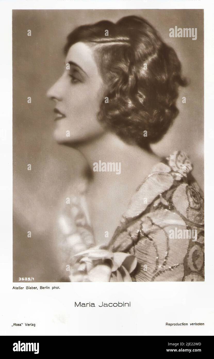 Portrait of Maria Jacobini 004 Italian silent cinema era actress