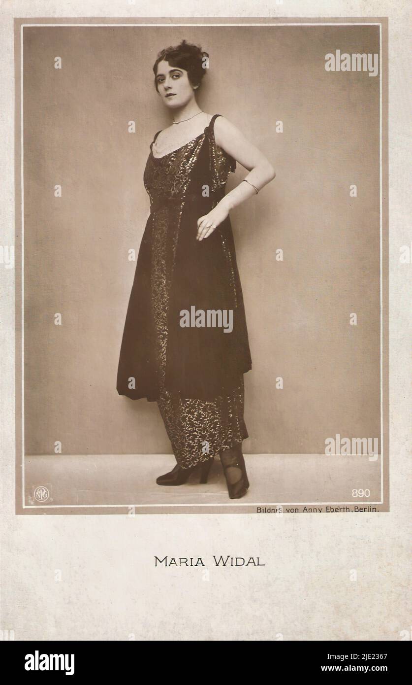 Portrait of Maria Widal German weimar era cinema (1918 1935 Stock