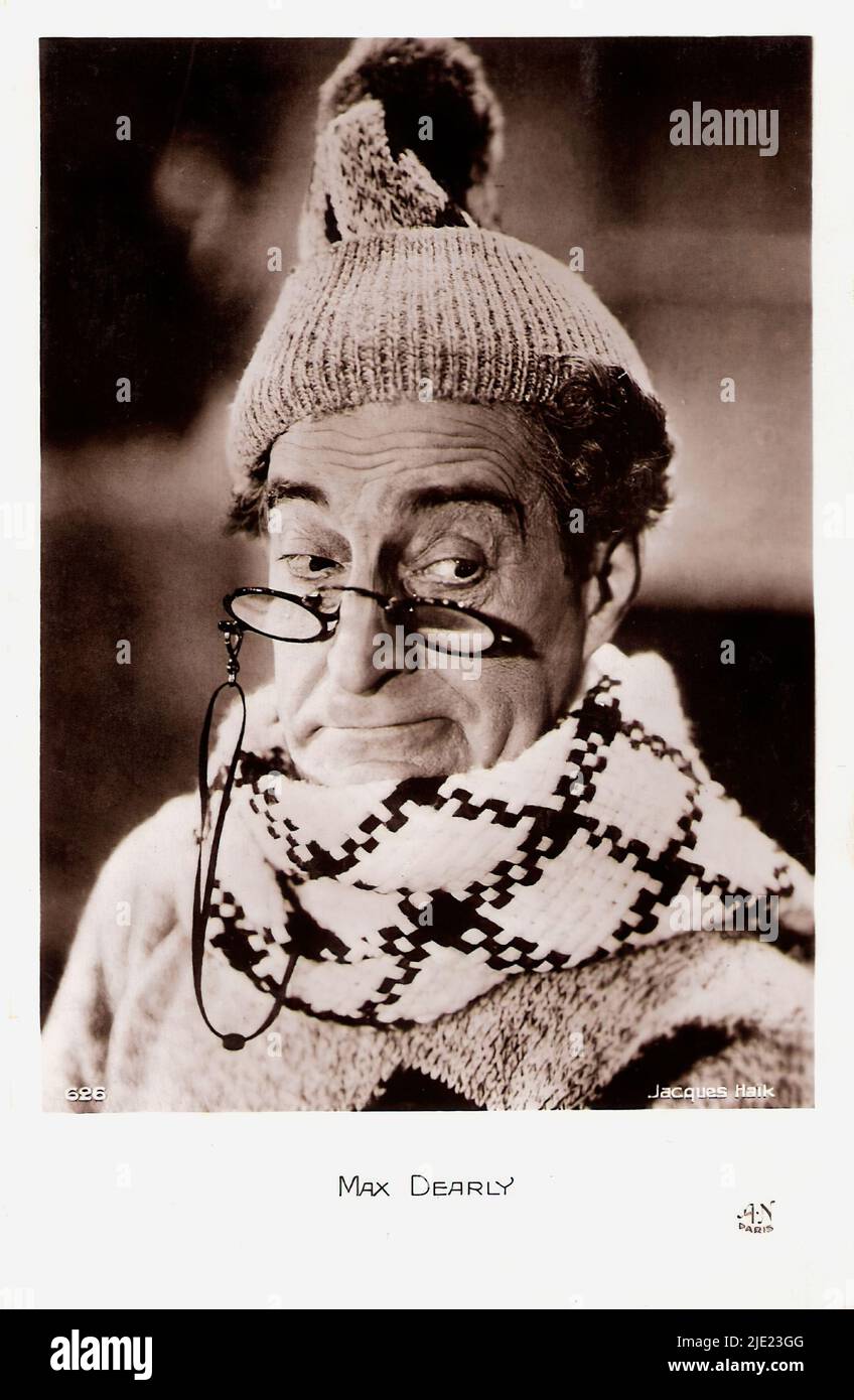 Portrait of Max Dearly 002 French theatre classic era Stock Photo Alamy