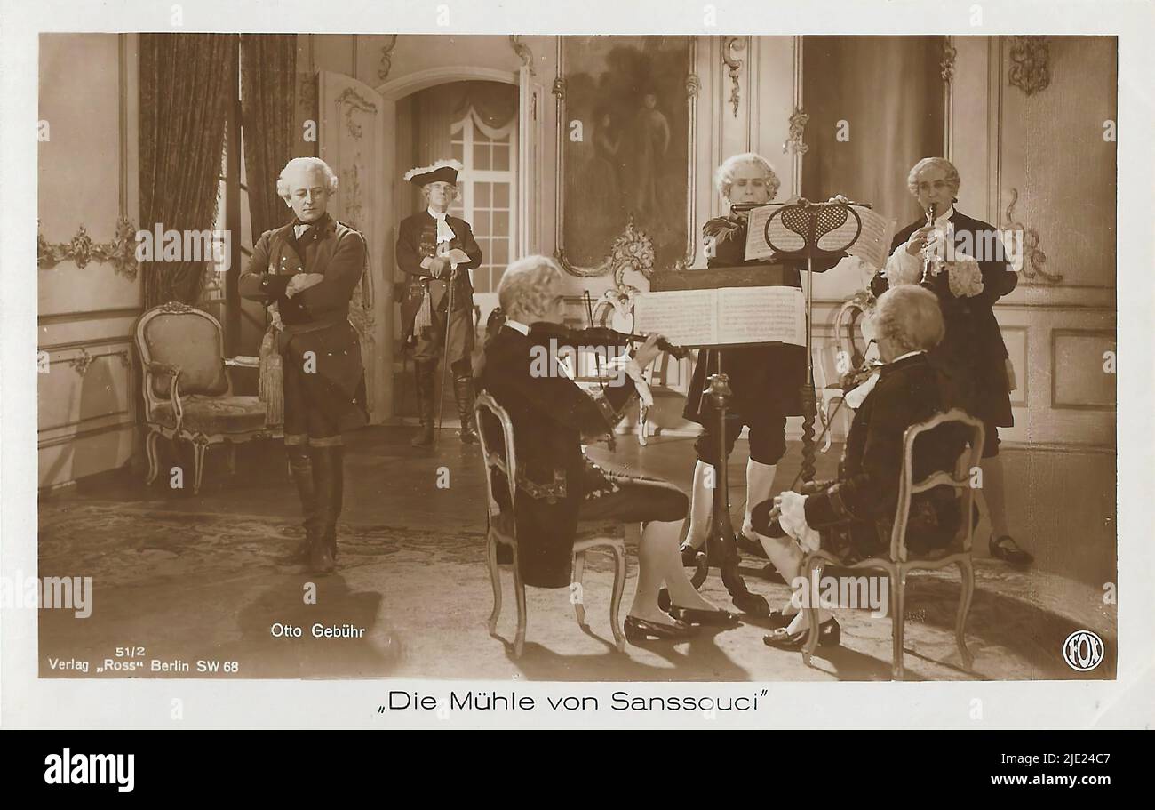 Portrait of Otto Gebühr in Die Mühle von Sanssouci 001 German weimar