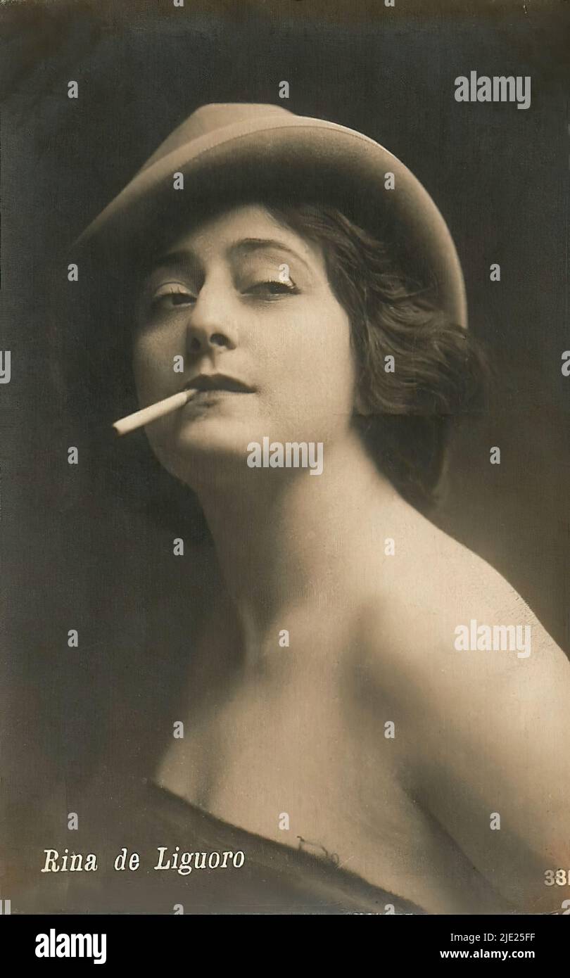 Portrait of Rina de Liguoro 001 Italian silent cinema era actress