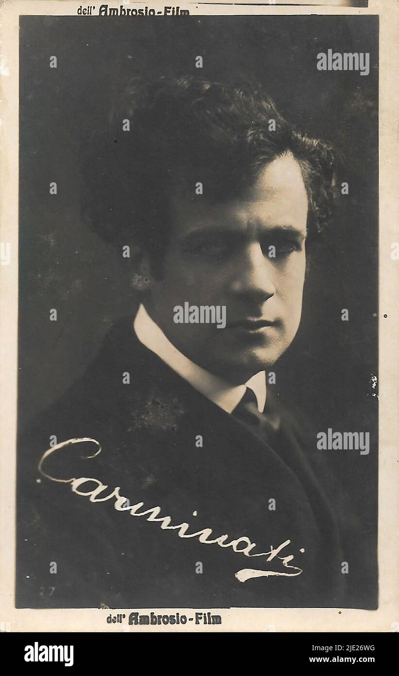 Portrait of Tullio Carminati 004 - Italian silent cinema era actor ...