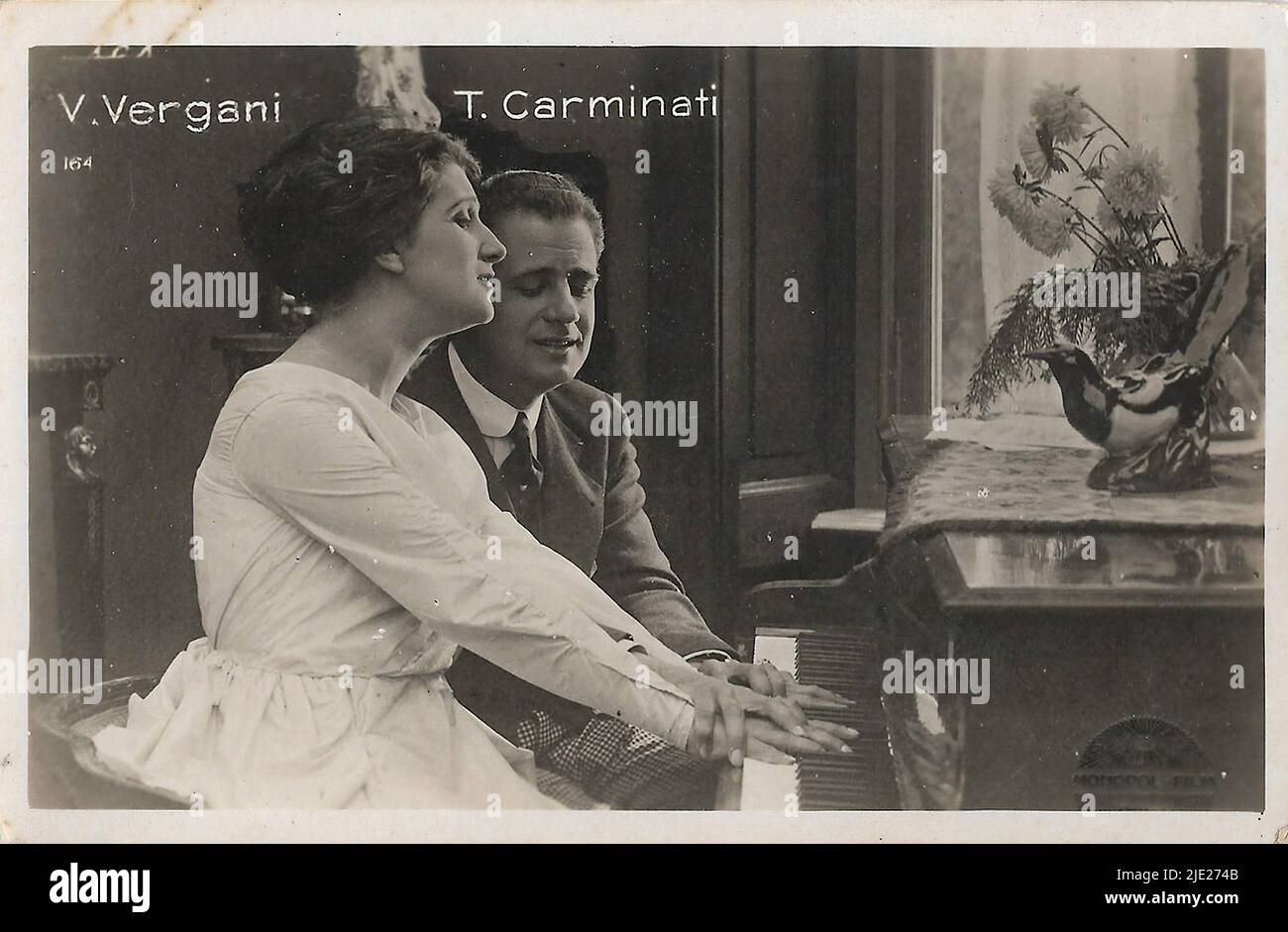 Portrait of Vera Vergani and Tullio Carminati 001 Italian silent