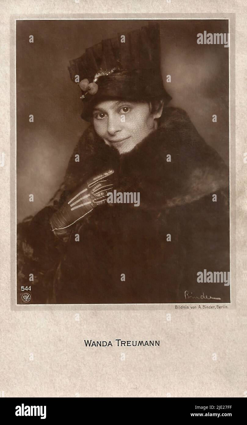 Portrait of Wanda Treumann 008 German wihelminian era cinema (1895