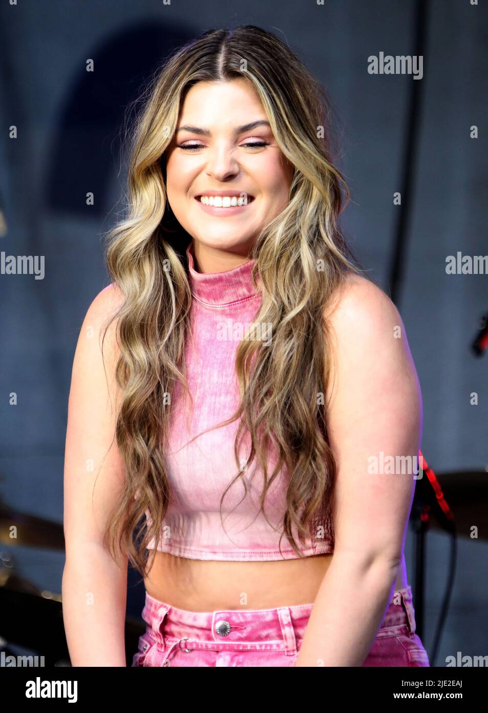 June 24, 2022, New York, New York, USA Singer TENILLE ARTS performs on