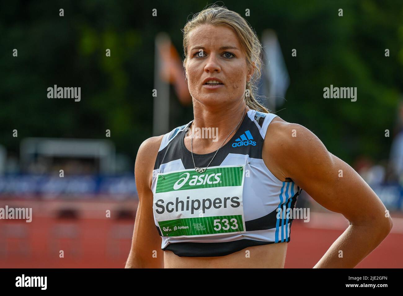 APELDOORN, 24062022, Asics NK Atletiek 2022 Daphne Schippers. during
