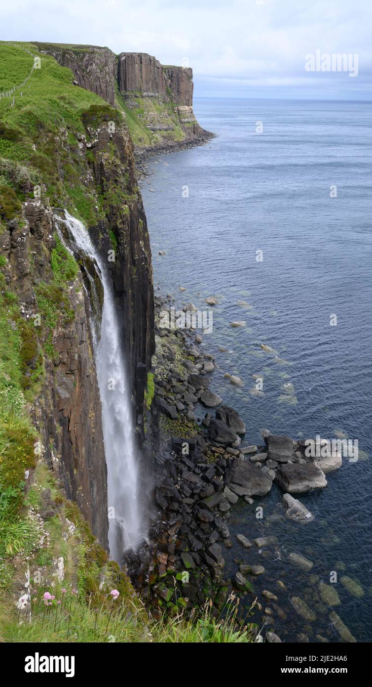 Kilt Rock Falls on the Isle of Skye Stock Photo - Alamy