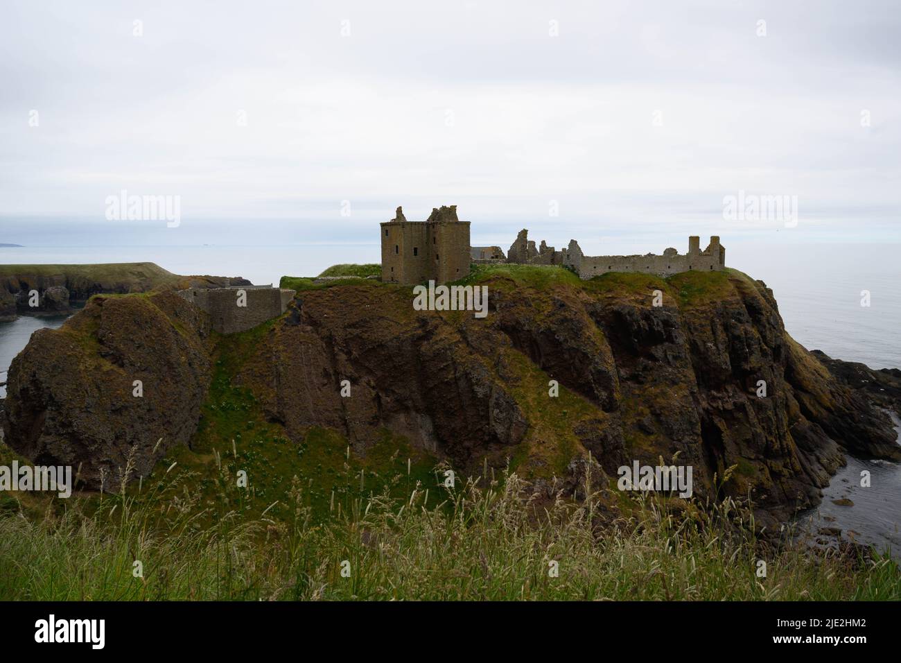 Dunnottar Castle on the East coast of Scotland Stock Photo Alamy
