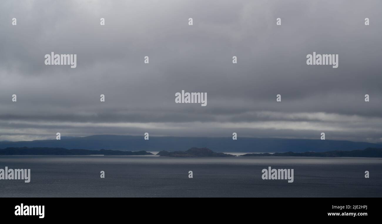 A view east from the Isle of Skye Stock Photo