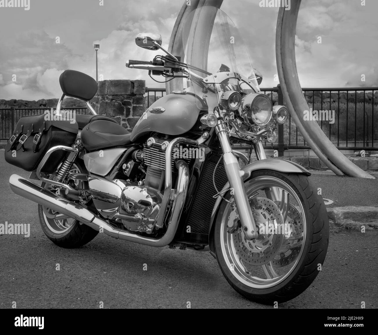 Motorbike Triumph Thunderbird LT Stock Photo
