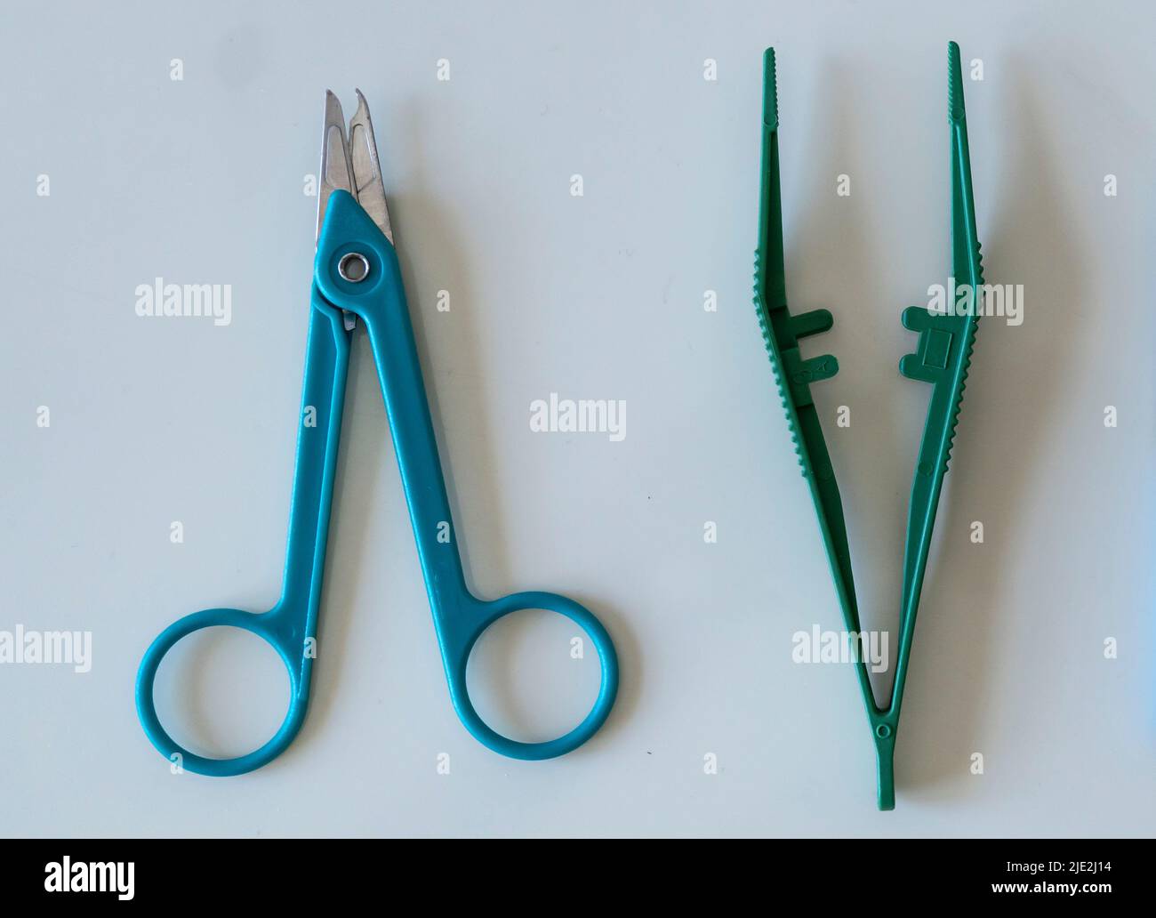 Forceps and scissors for removing surgical pins Stock Photo Alamy
