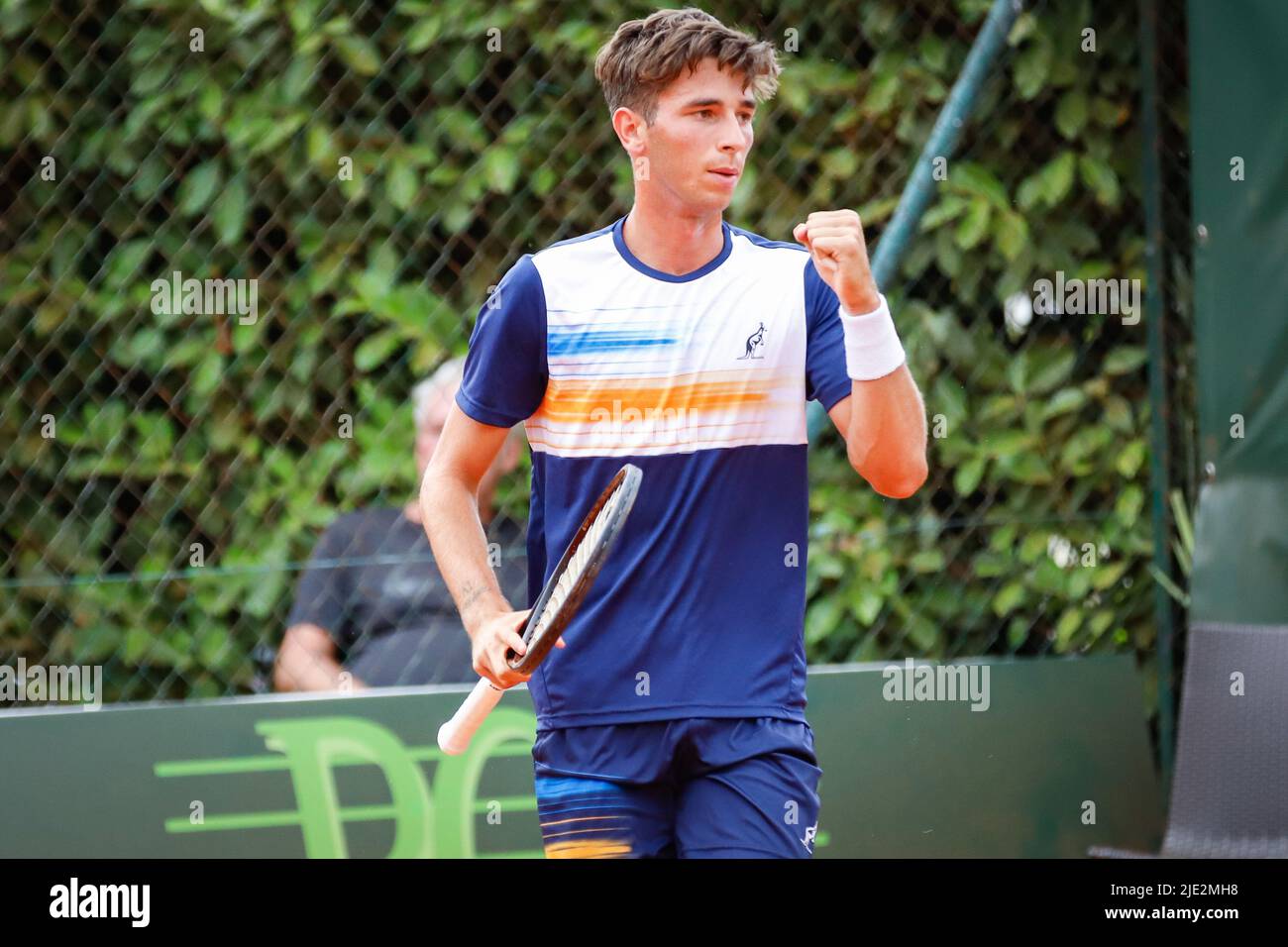 Matteo Gigante during the Tennis Internationals 2022 Atp Challenger Milano  - Aspria Tennis Cup on June 24, 2022 at the Aspria Harbour Club in Milan,  Italy (Photo by Roberta Corradin/LiveMedia/Sipa USA Stock