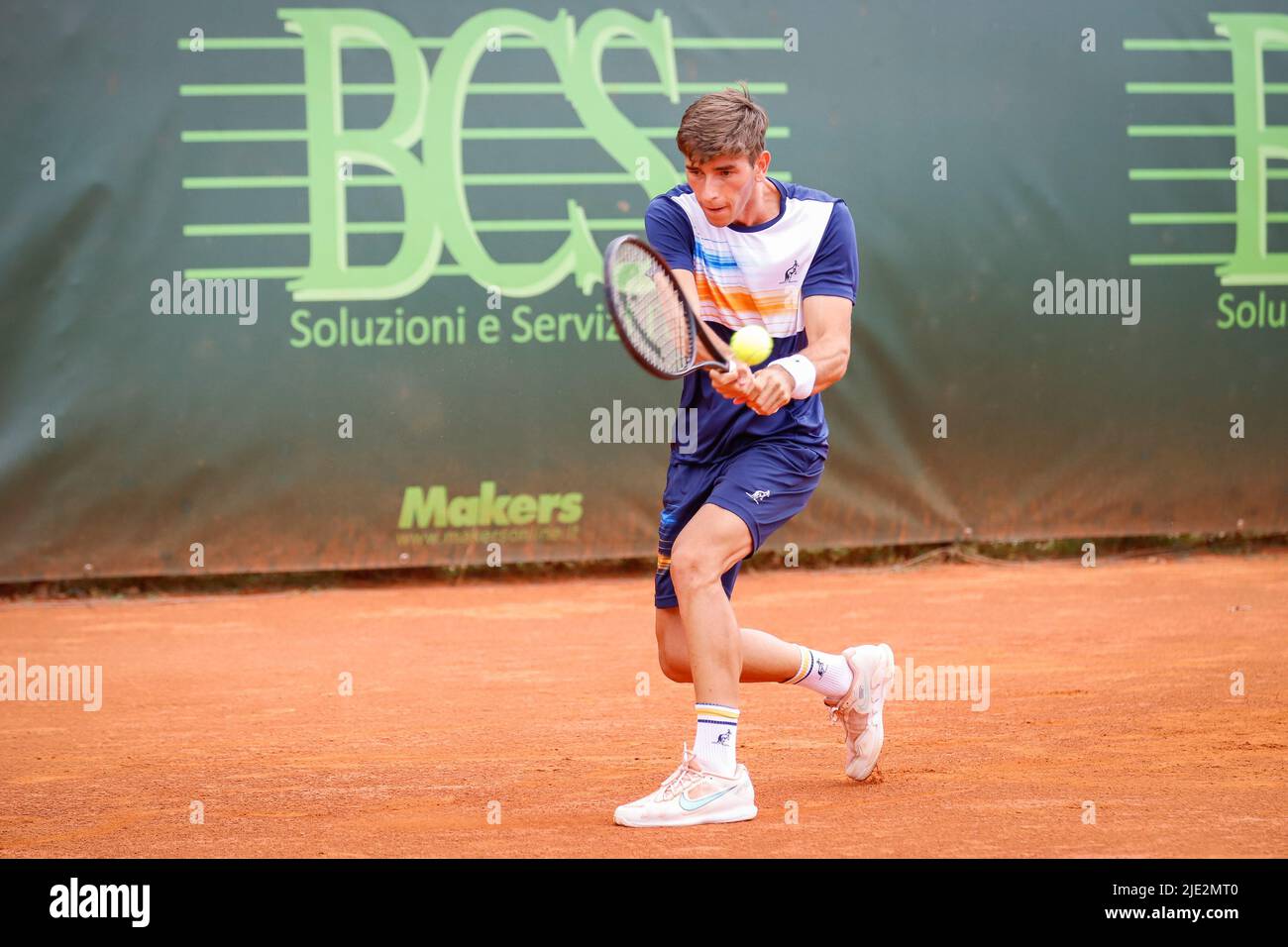 Matteo Gigante during the Tennis Internationals 2022 Atp Challenger Milano  - Aspria Tennis Cup on June 24, 2022 at the Aspria Harbour Club in Milan,  Italy (Photo by Roberta Corradin/LiveMedia/Sipa USA Stock Photo - Alamy