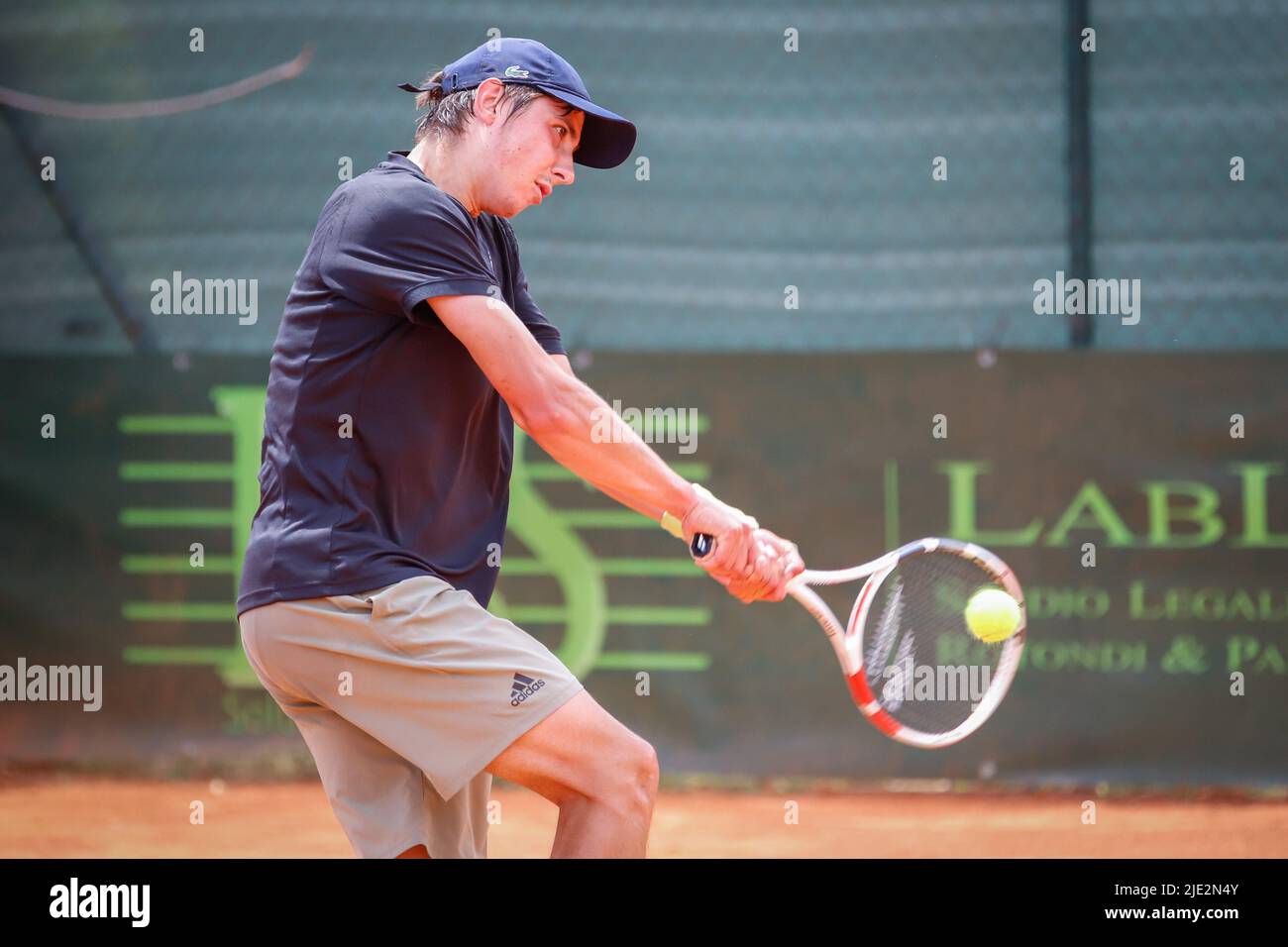 Milan, Italy. 24th June, 2022. Alexander Shevchenko during 2022 Atp  Challenger Milano - Aspria Tennis Cup, Tennis Internationals in Milan, Italy,  June 24 2022 Credit: Independent Photo Agency/Alamy Live News Stock Photo -  Alamy