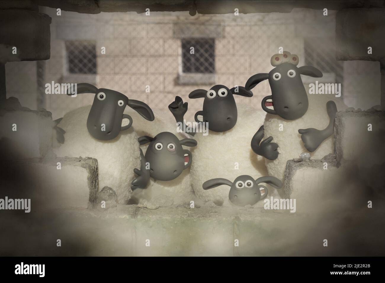 THE SHEEP, SHAUN THE SHEEP MOVIE, 2015 Stock Photo