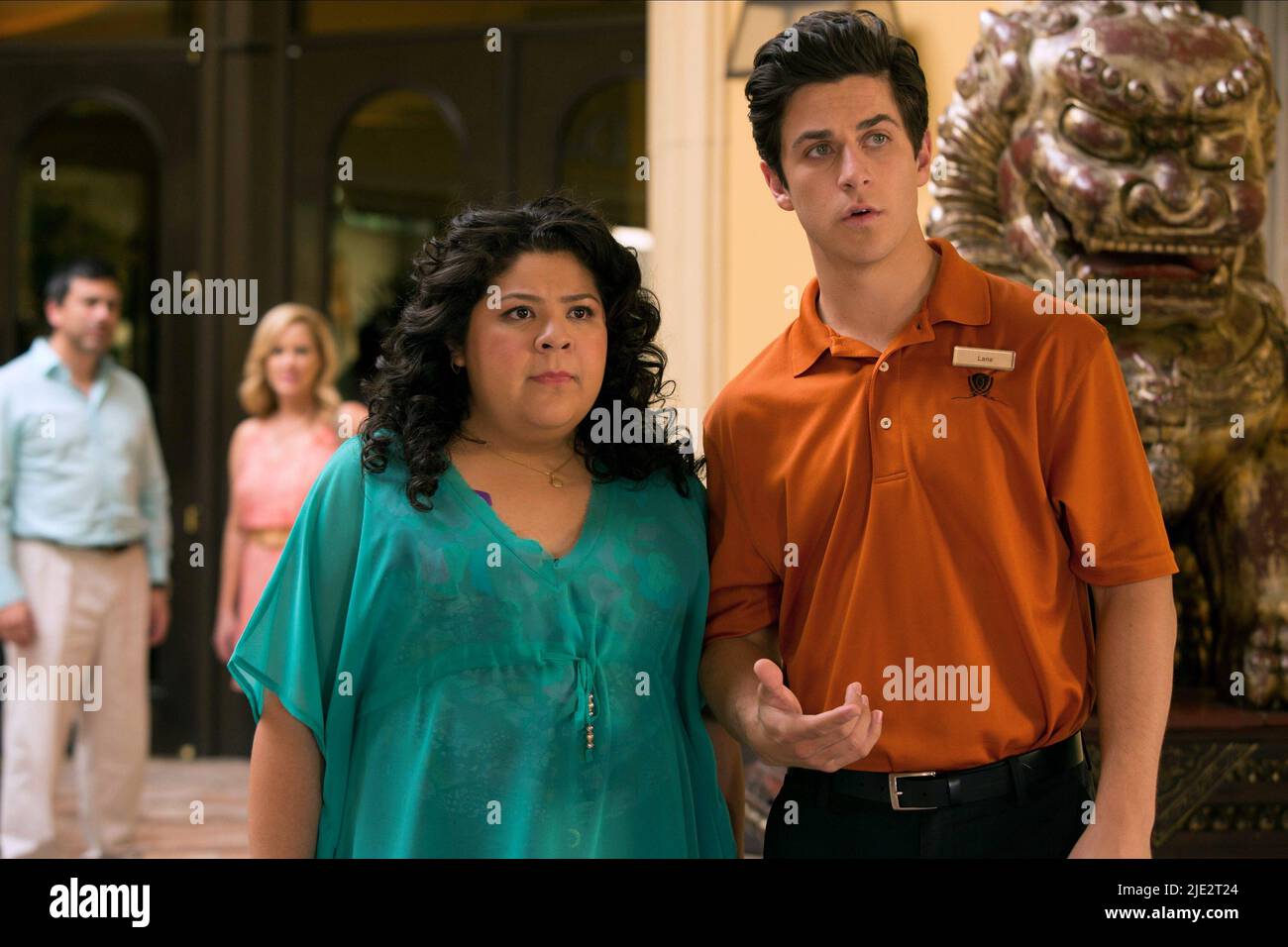 RAINI RODRIGUEZ, DAVID HENRIE, PAUL BLART: MALL COP 2, 2015 Stock Photo