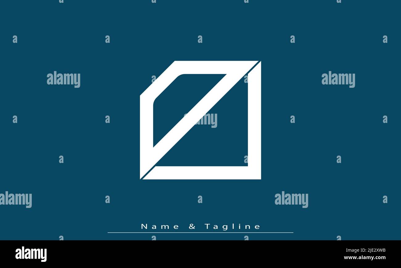 Alphabet letters Initials Monogram logo DV , VD Stock Vector