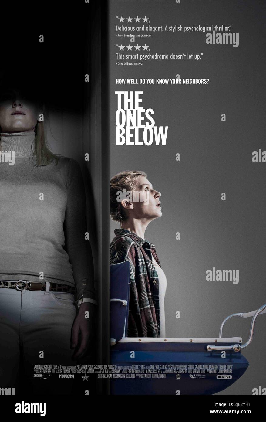 LAURA BIRN, CLEMENCE POESY POSTER, THE ONES BELOW, 2015 Stock Photo