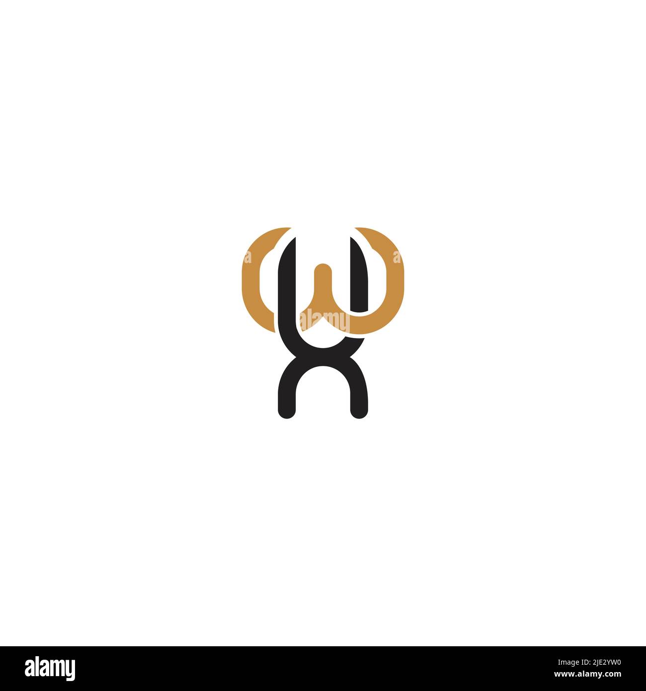 Alphabet letters Initials Monogram logo XW, WX, X and W Stock Vector ...