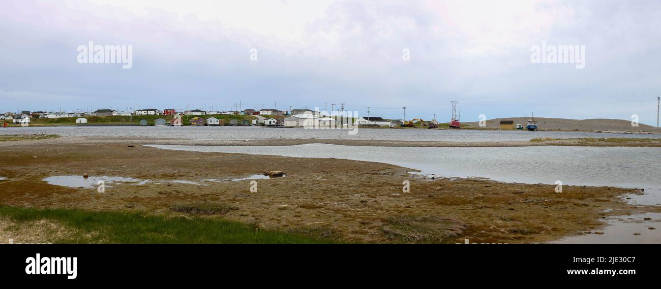 Parsons Pond Newfoundland, a tiny fishing community Stock Photo Alamy