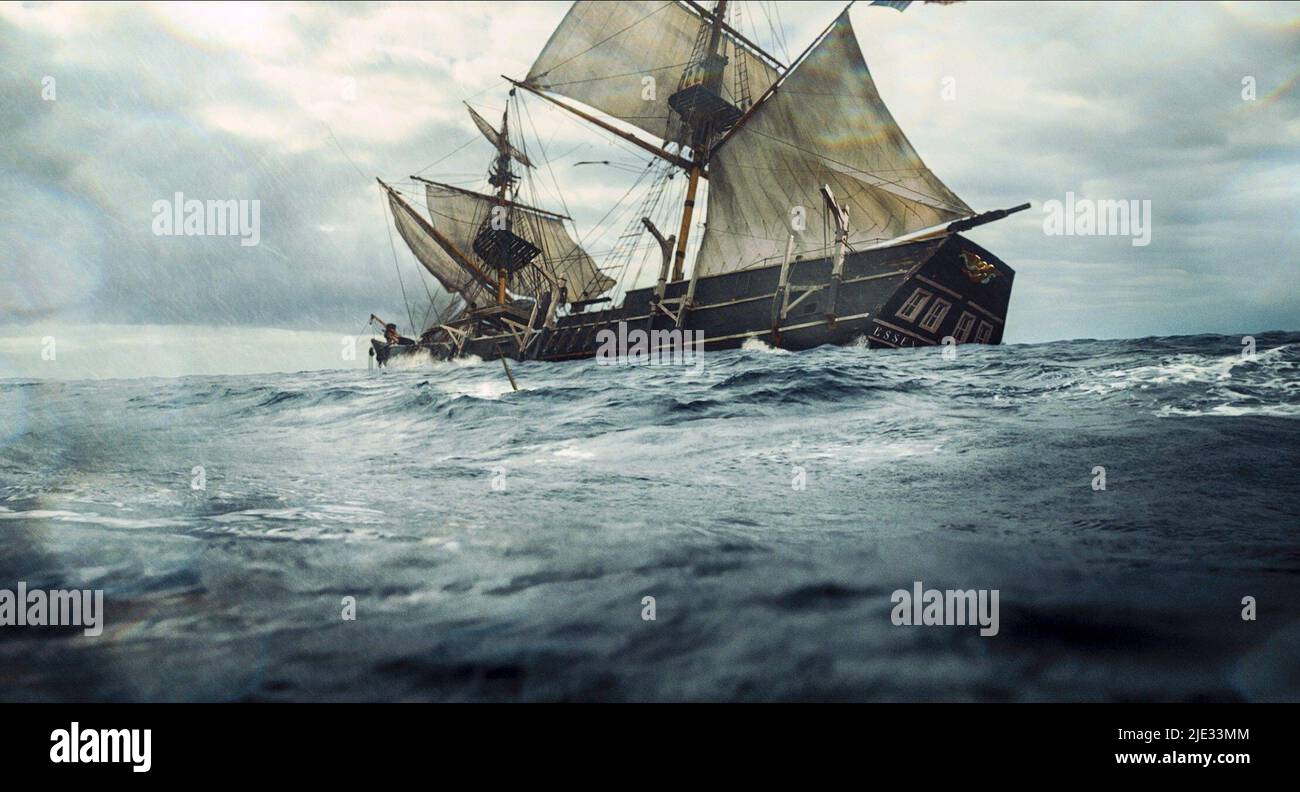 THE ESSEX WHALING SHIP, IN THE HEART OF THE SEA, 2015 Stock Photo