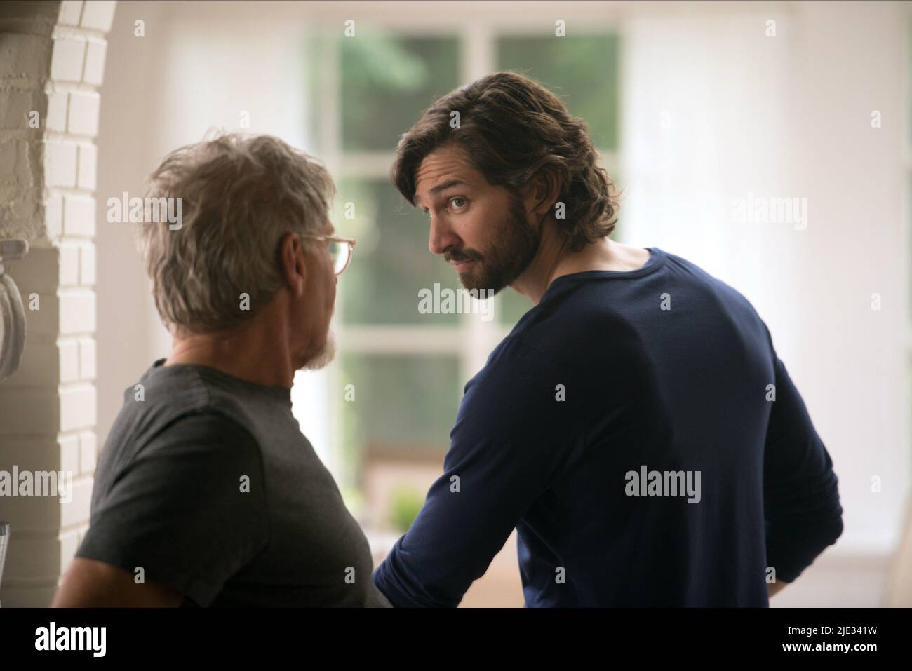 HARRISON FORD, MICHIEL HUISMAN, THE AGE OF ADALINE, 2015 Stock Photo ...