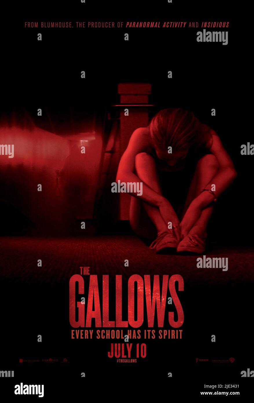 MOVIE POSTER, THE GALLOWS, 2015 Stock Photo