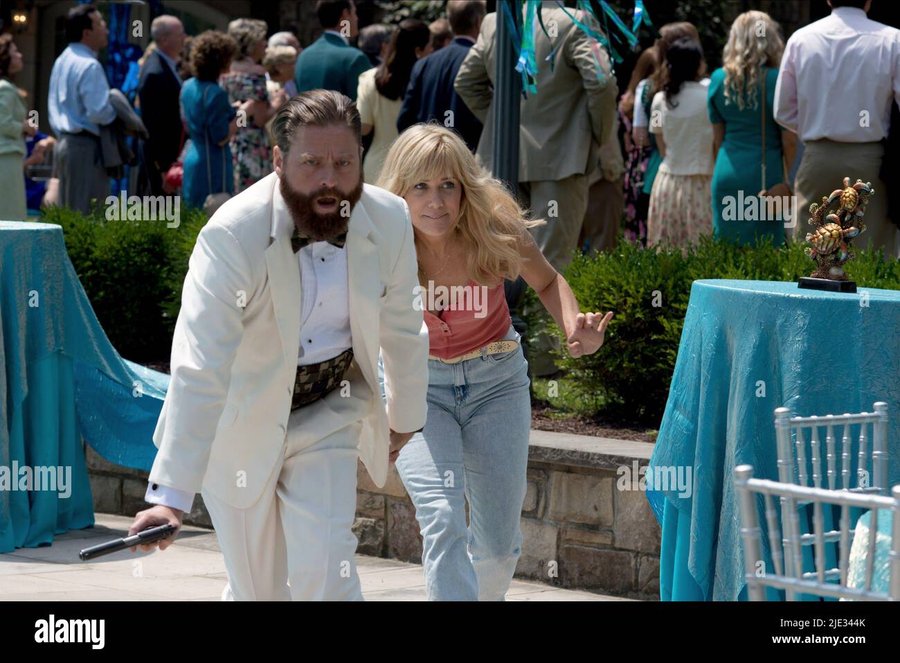 Zach Galifianakis Kristen Wiig Masterminds 2015 Stock Photo Alamy