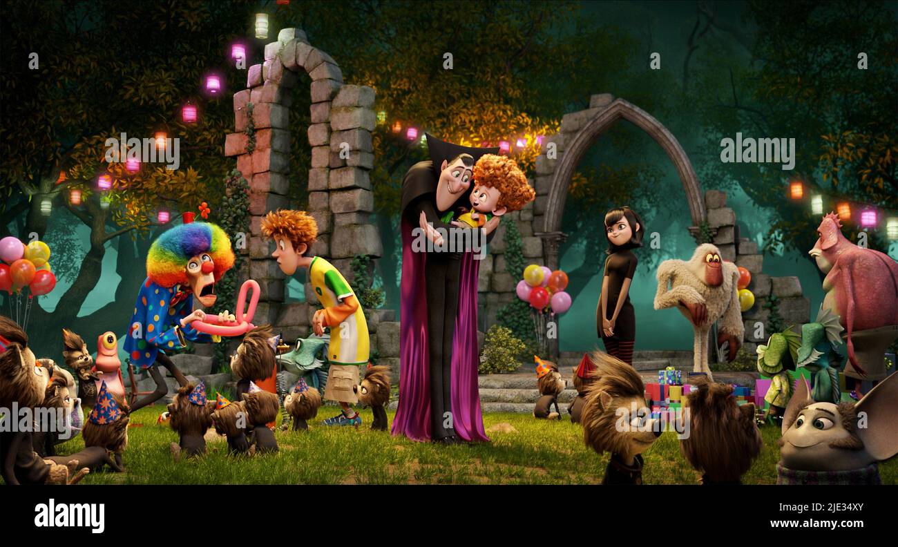 JONATHAN, DRACULA, DENNIS, MAVIS, HOTEL TRANSYLVANIA 2, 2015 Stock Photo -  Alamy