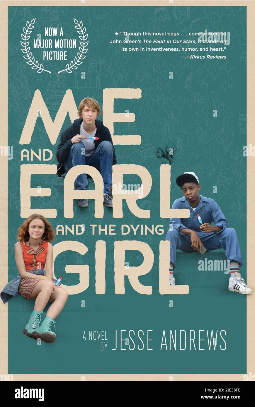 MANN,COOKE,POSTER, ME AND EARL AND THE DYING GIRL, 2015 Stock Photo