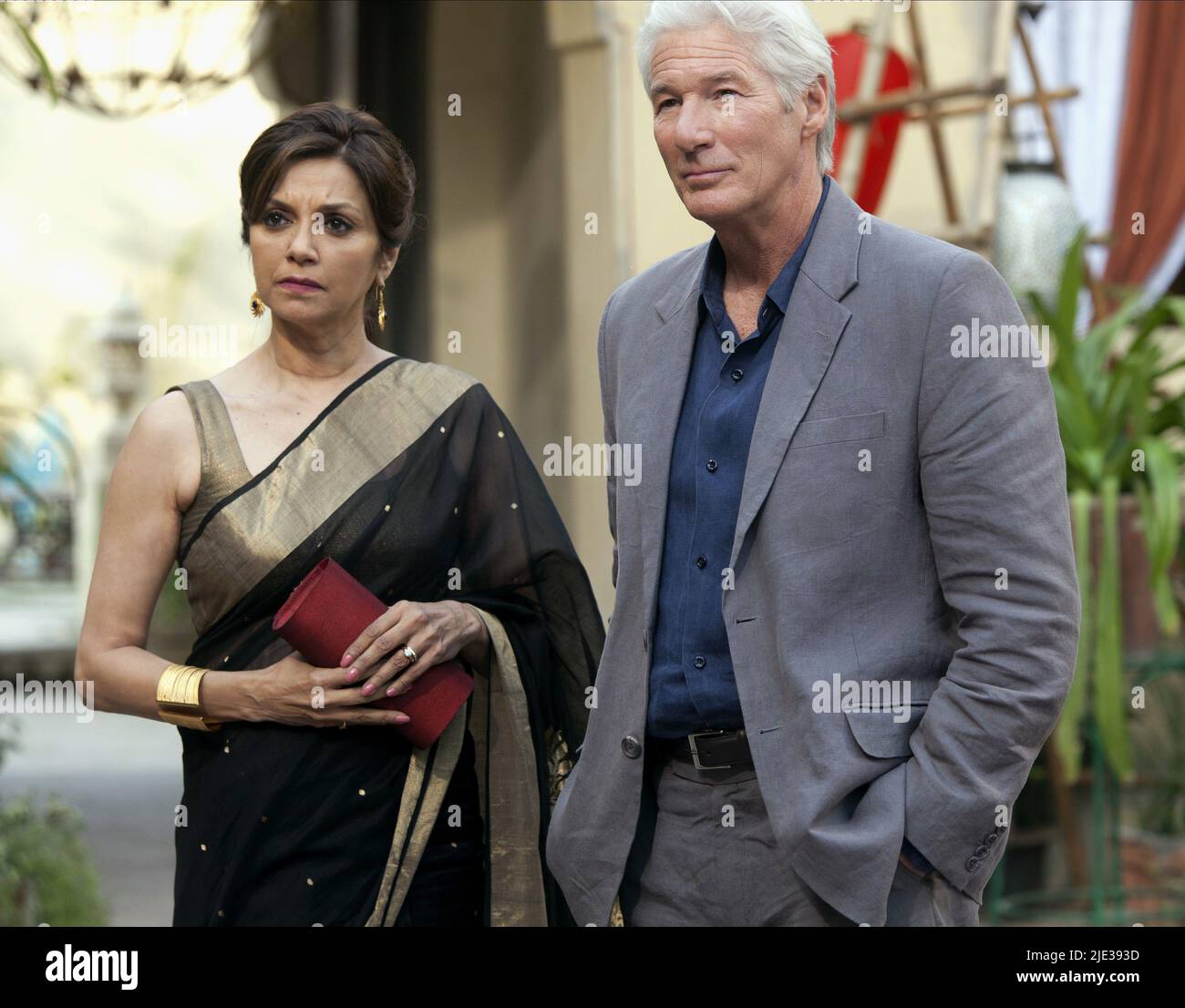 DUBEY,GERE, THE SECOND BEST EXOTIC MARIGOLD HOTEL, 2015 Stock Photo