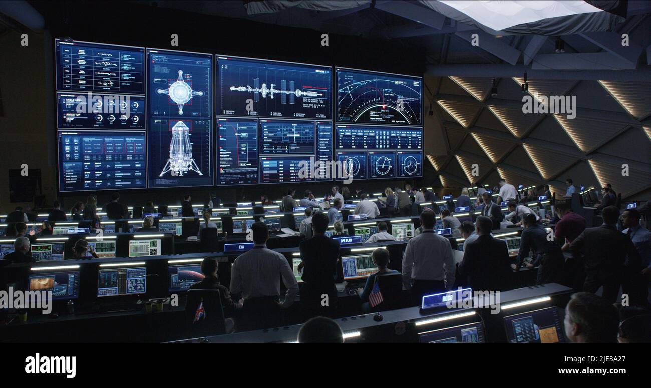 NASA MISSION CONTROL, THE MARTIAN, 2015 Stock Photo