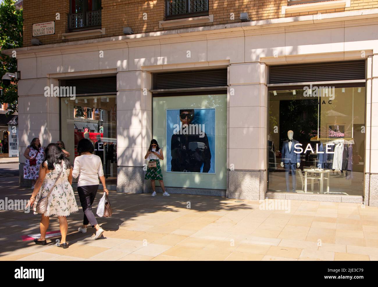 The King's Road, London, UK; a fashionable shopping street running 2