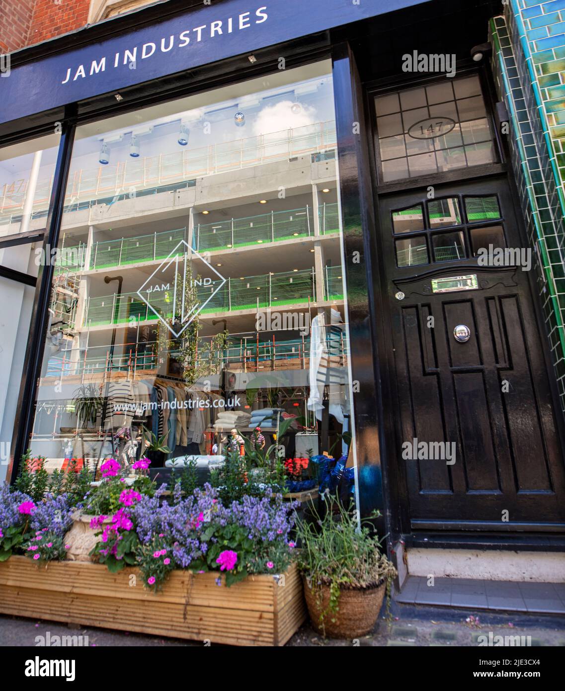 The King's Road, London, UK; a fashionable shopping street running 2