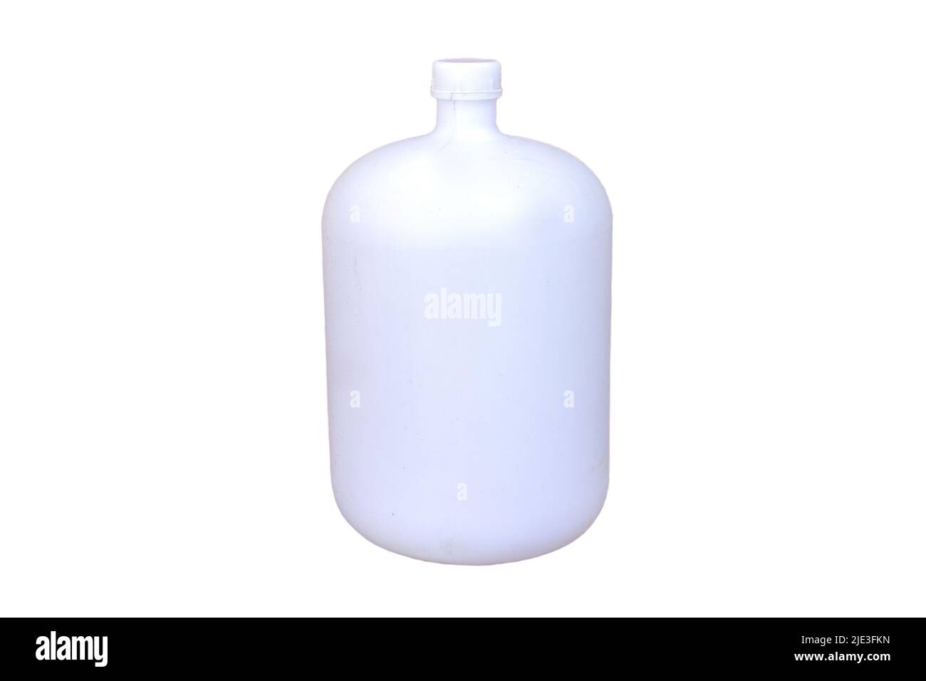 large white plastic water bottle isolated on white background Stock Photo Alamy