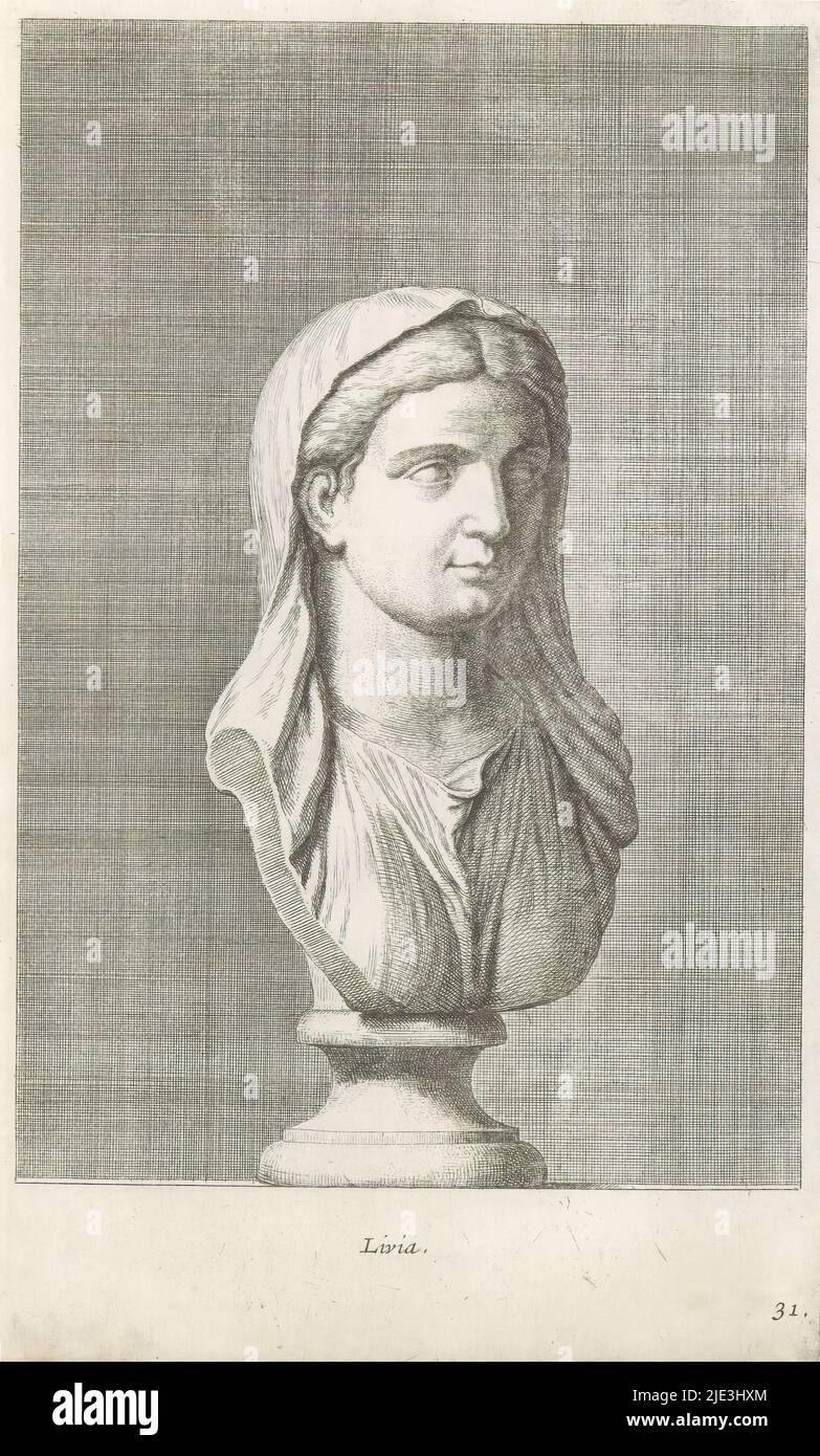 Bust Of Livia, Livia (title On Object), Classic Bust Of A Woman, Turned 