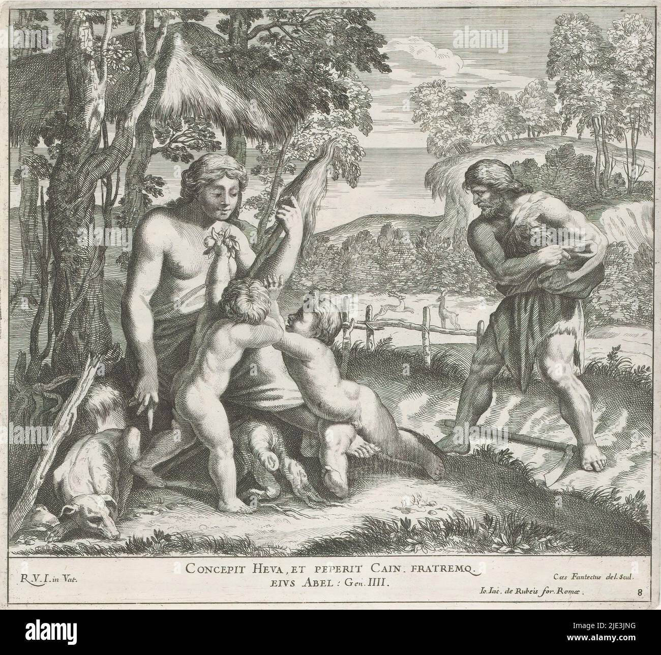 Adam and eve with cain and abel hi-res stock photography and images - Page  3 - Alamy