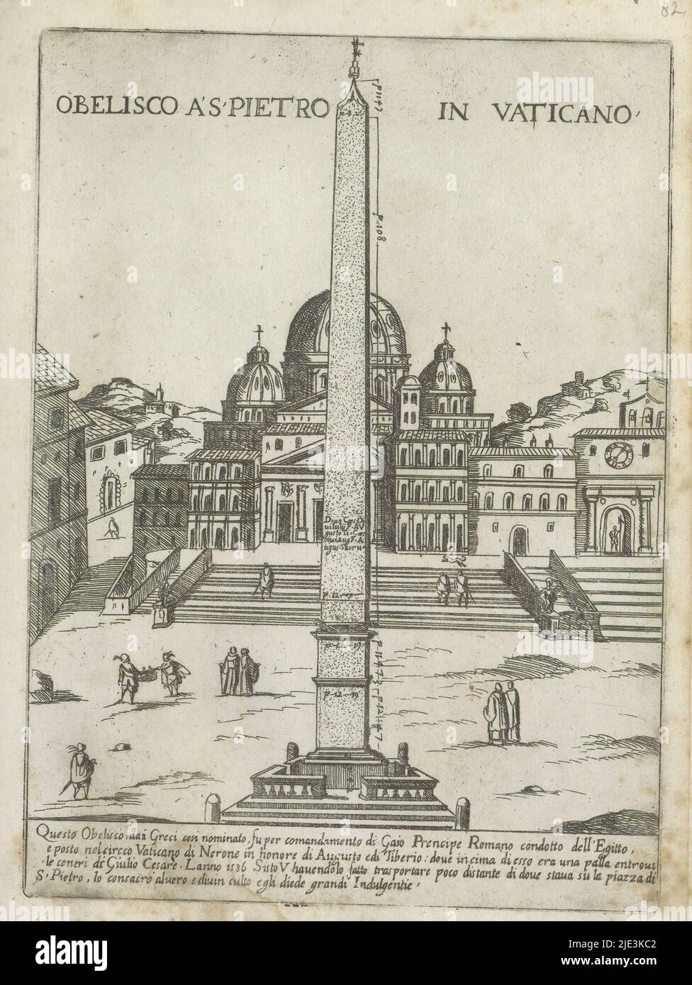 Vatican Obelisk, Obelisco a S. Pietro in Vaticano (title on object ...