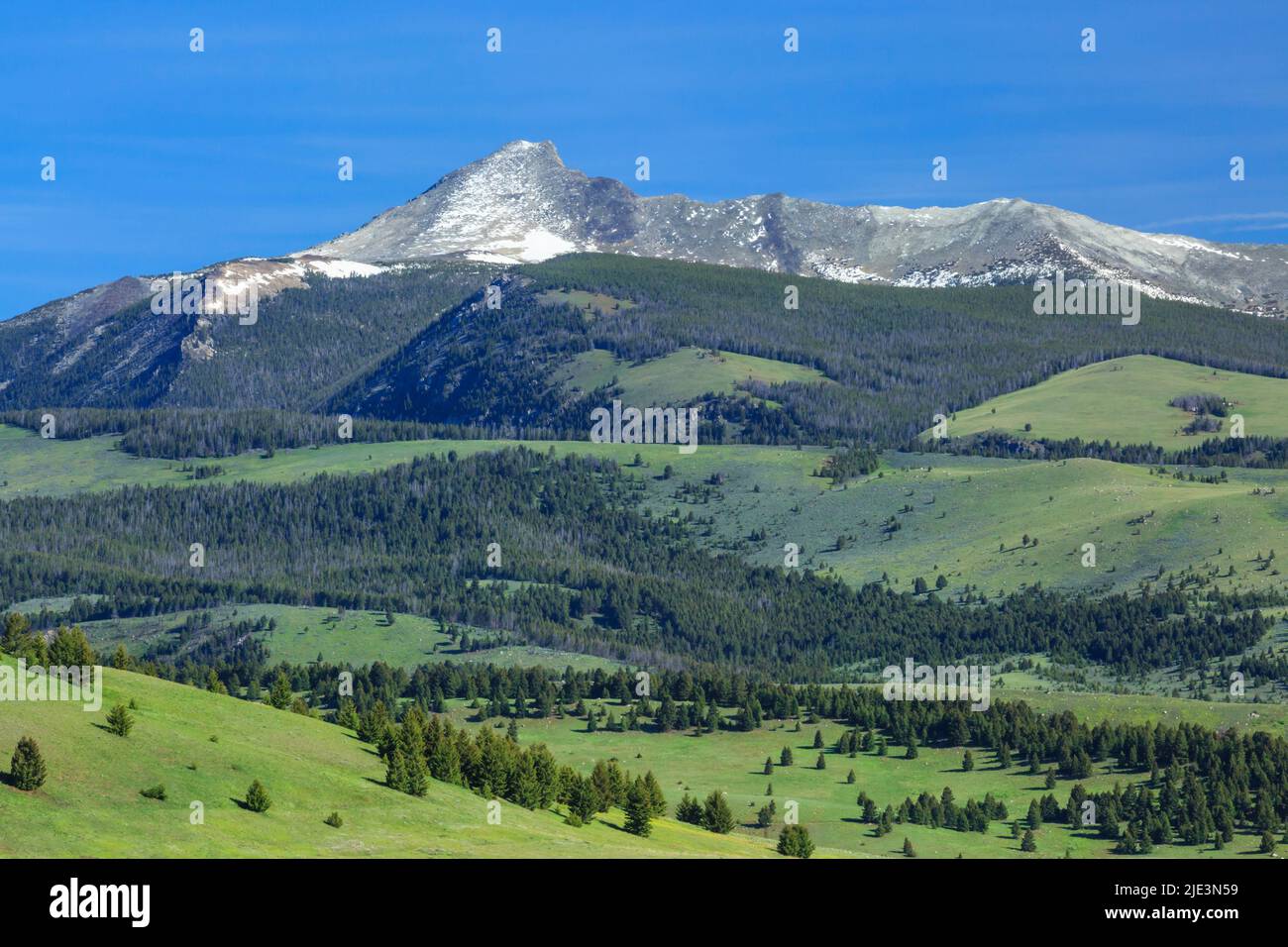 mount powell in the flint creek range near deer lodge, montana Stock