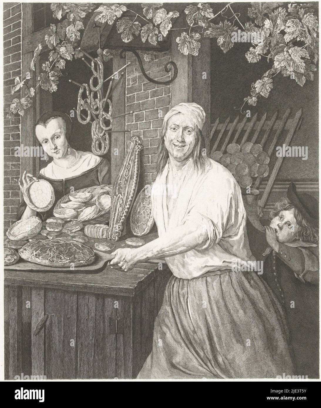 The baker arent oostwaard and his wife catharina keizerswaard hi-res