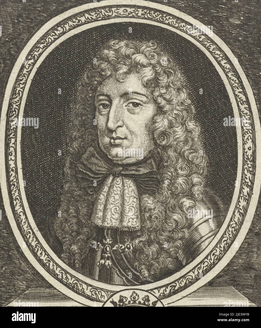 Portrait of Charles V, Duke of Lorraine, Gaspar Bouttats, 1675 1695