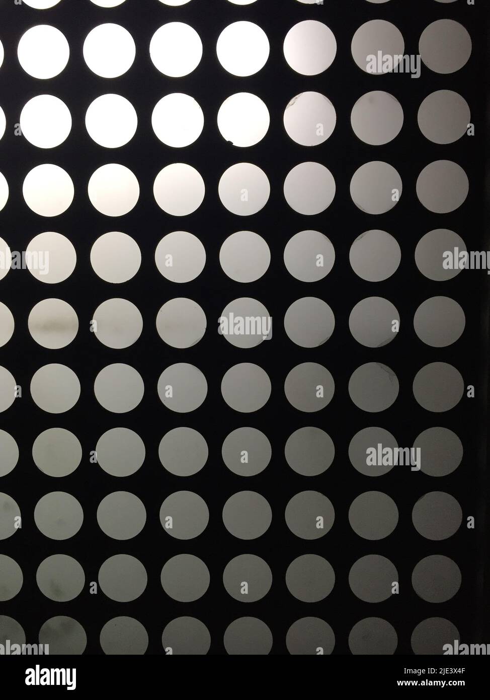 white dots on a black background Stock Photo