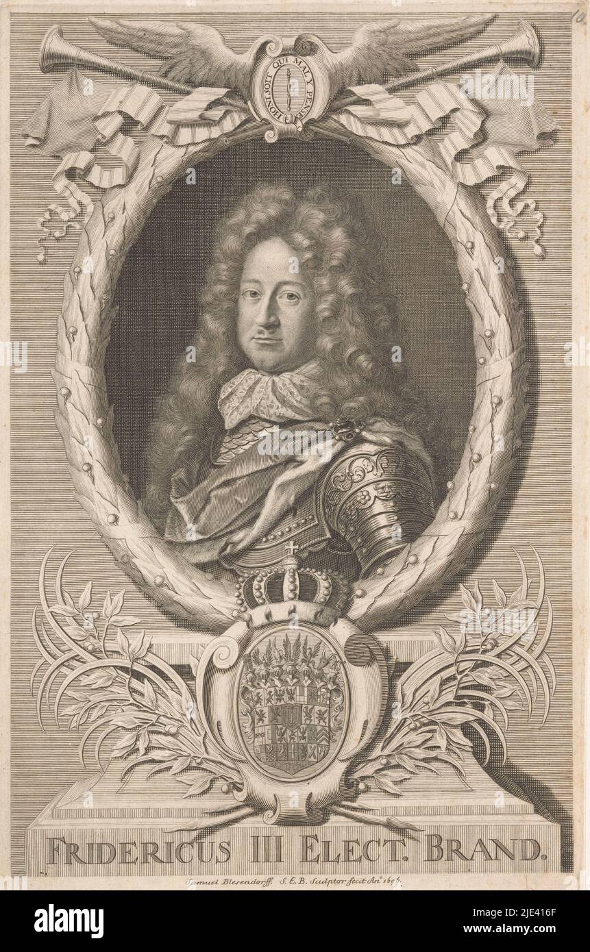 Portrait of Frederick I, King of Prussia, as Elector of Brandenburg