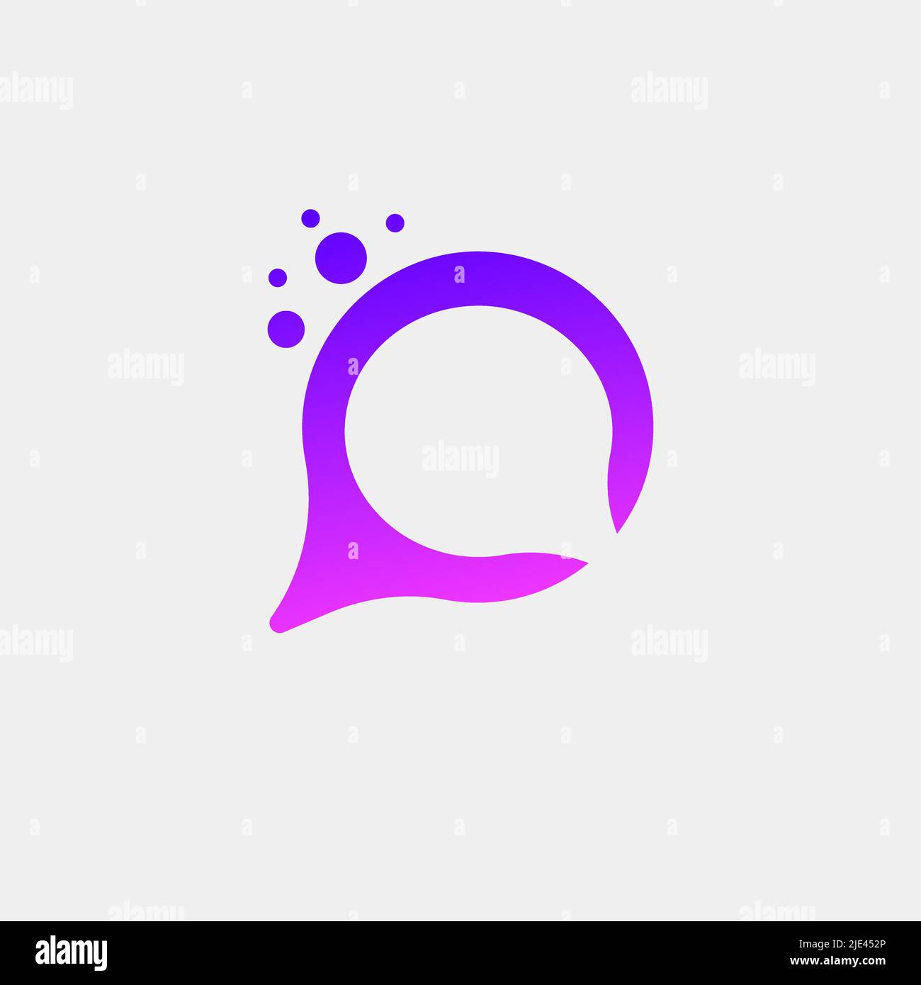 Vector logo of a chat, bot and consulting company Stock Vector Image & Art  - Alamy