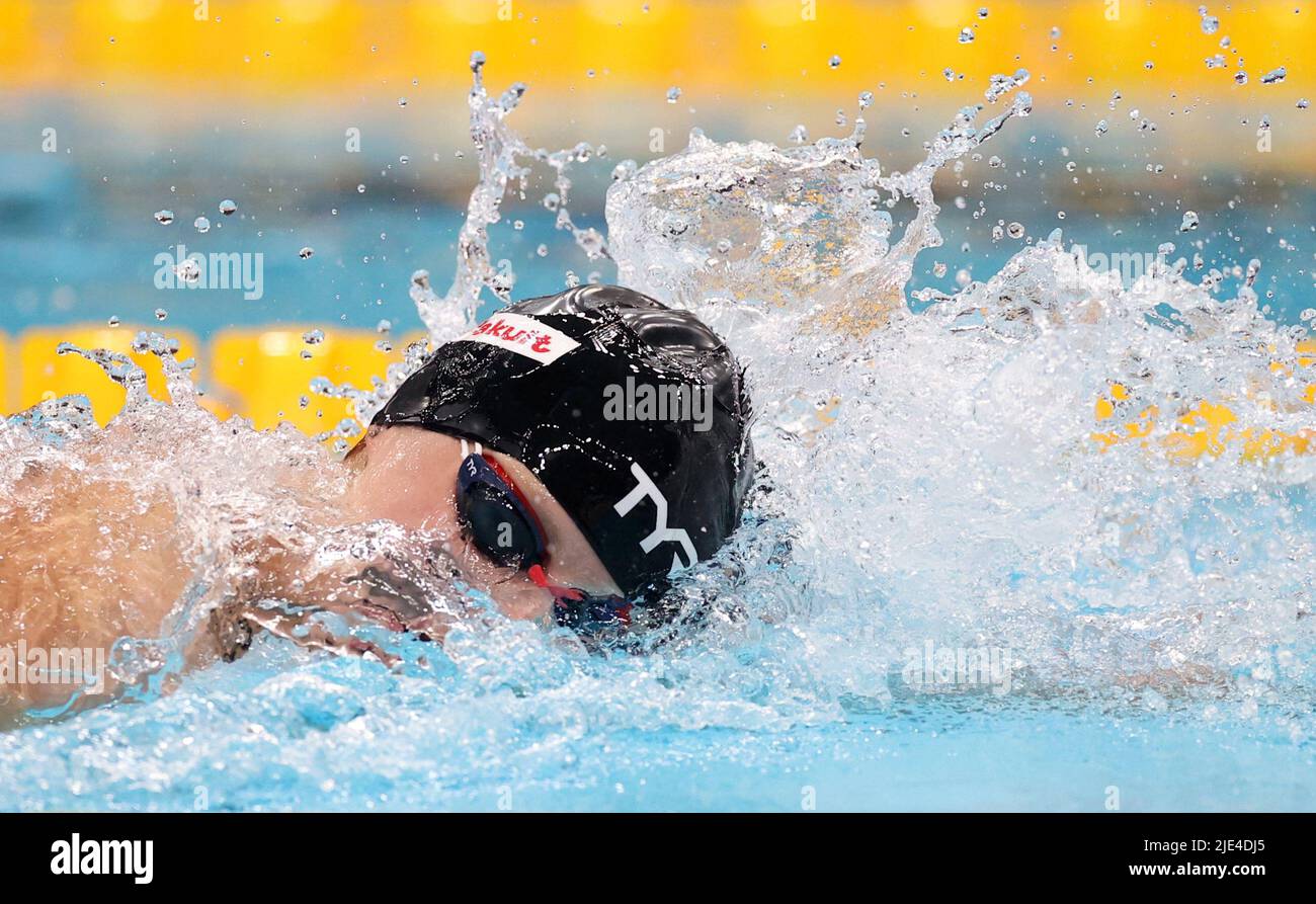 Budapest, Hungary. 24th June, 2022. Katie Ledecky Of The United States ...